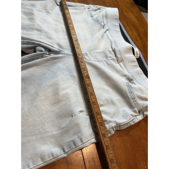 Old Navy Jeans Light Wash 16 Distressed Rockstar Elastic Pull On - Picture 4 of 9